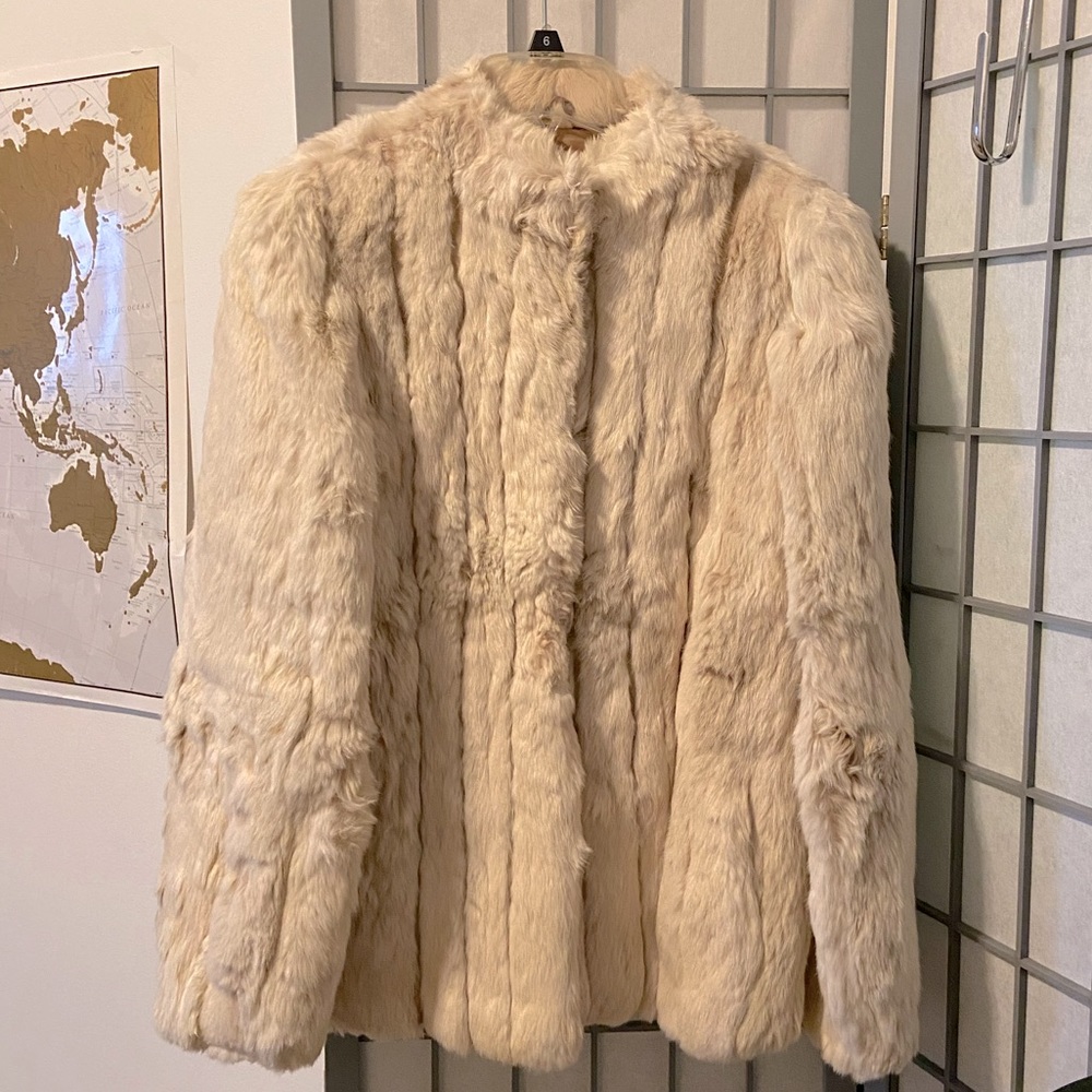 Vintage Rabbit fur coat